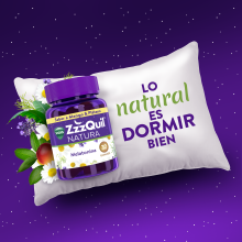 ZzzQuil NATURA Plátano y Mango / 30 unidades