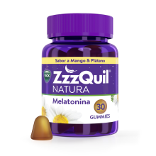 ZzzQuil NATURA Plátano y Mango / 30 unidades