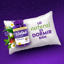 ZzzQuil NATURA Plátano y Mango / 60 unidades